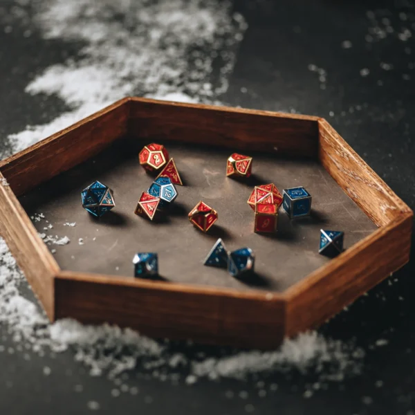 Rustic Oak Dice Tray