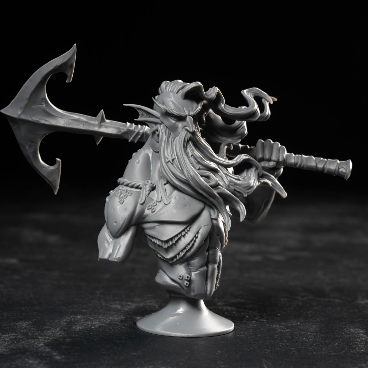 Aegiros the Sea Jotunn - Bust