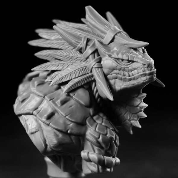 Alternative view of Drulsk The Mire-Speaker - Lizardman Druid